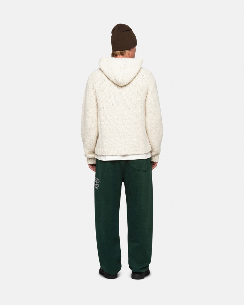 Stussy Stüssy Sport Sweatpant - Unisex Jeans Pants Mélyzöld | BHUSO98673