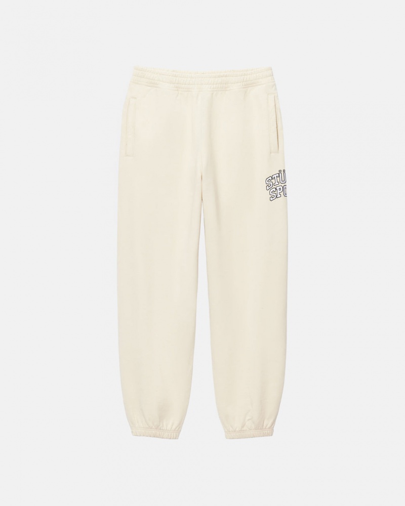 Stussy Stüssy Sport Sweatpant - Unisex Jeans Pants Fehér | HUXBR39329