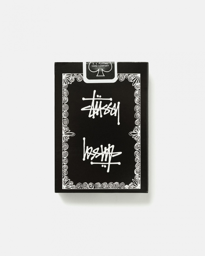 Stussy Stussy Playing Cards - Home Goods Fekete | HUEAH62250