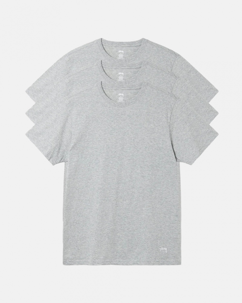 Stussy Stussy Undershirt - Unisex Sweaters Knits Szürke | HUJZR36315