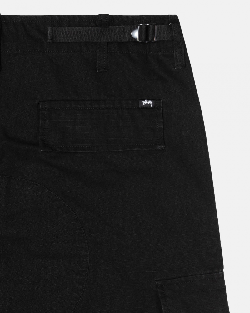 Stussy Surplus Cargo Ripstop - Unisex Jeans Pants Fekete | HUQAV63423