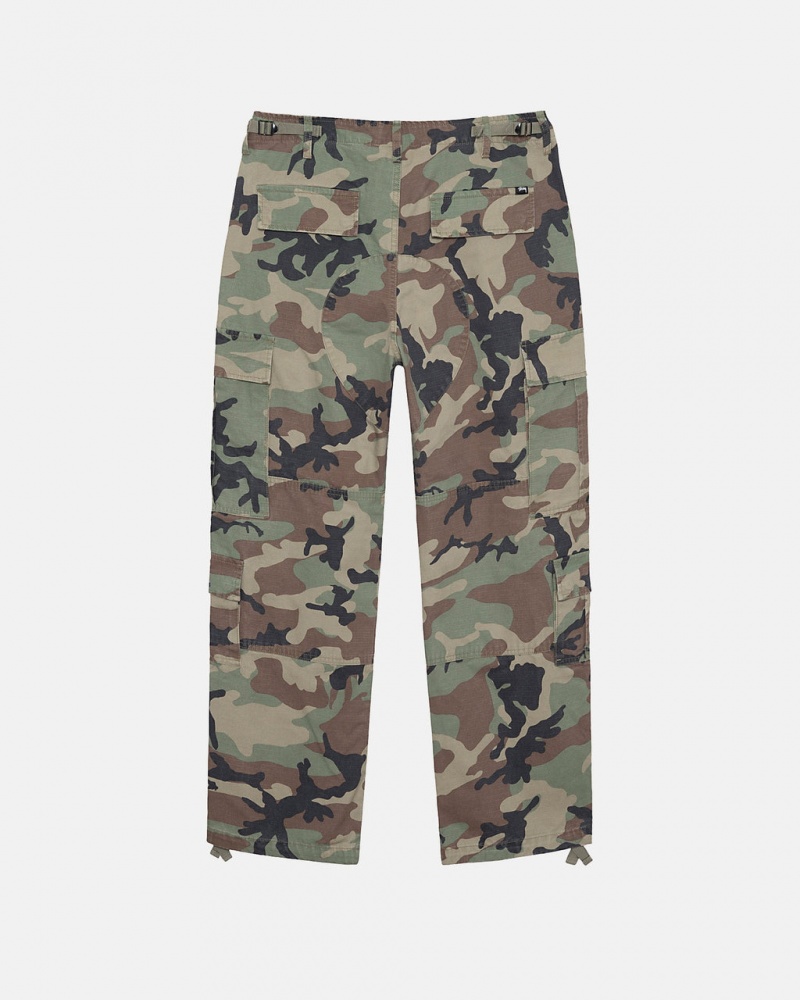 Stussy Surplus Cargo Ripstop - Unisex Jeans Pants Camo | HUIIZ77836