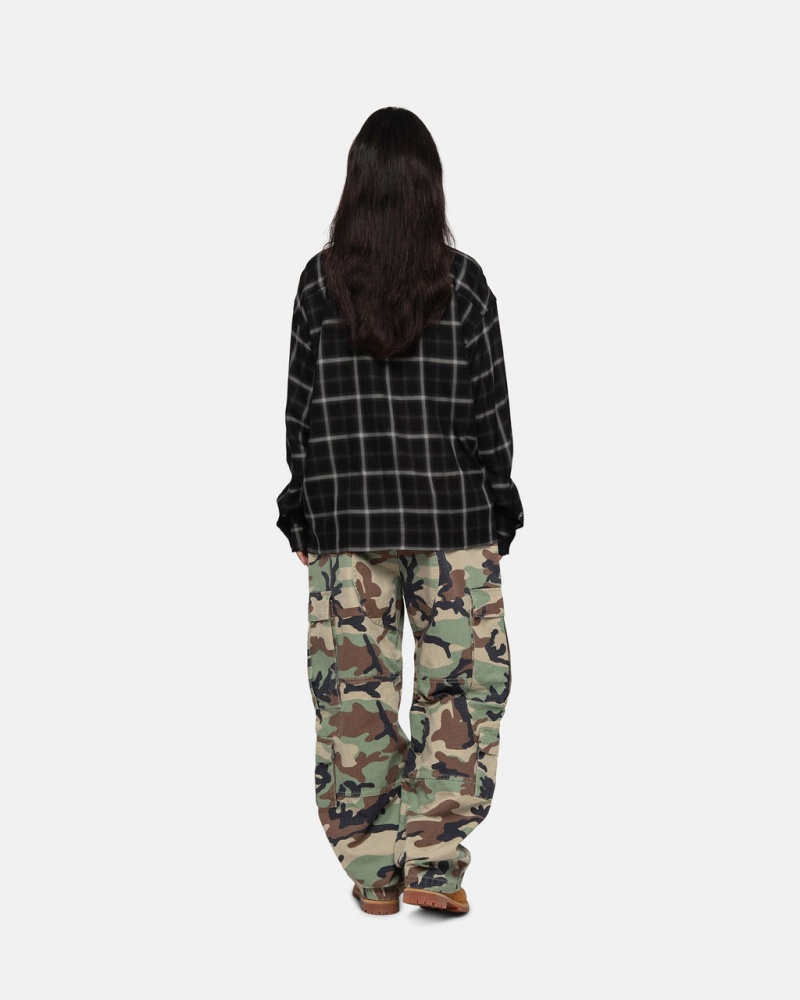 Stussy Surplus Cargo Ripstop - Unisex Jeans Pants Camo | HUIIZ77836