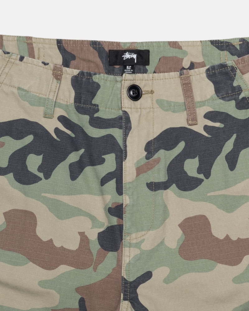 Stussy Surplus Cargo Ripstop - Unisex Jeans Pants Camo | HUIIZ77836