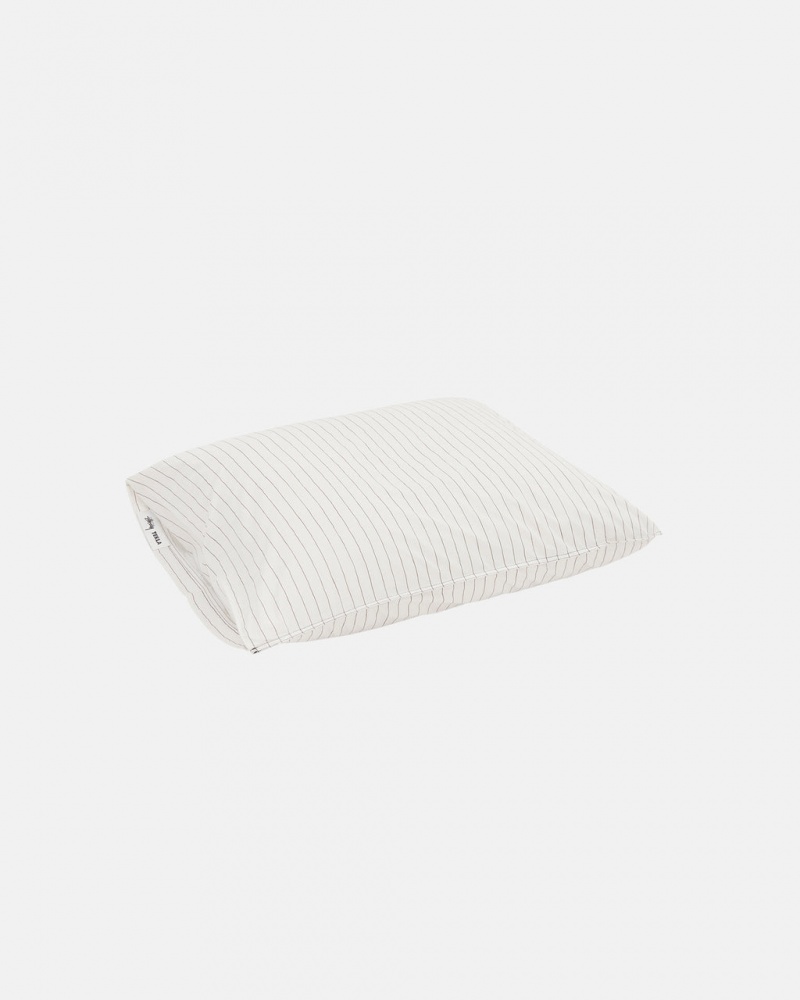 Stussy Tekla Percale Pillow Sham - Unisex Home Goods Fehér | HUIIZ99429