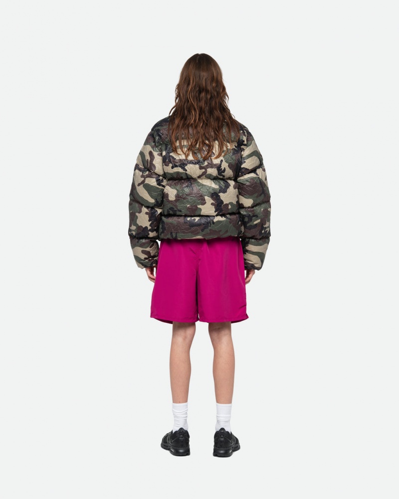 Stussy Vizi Rövid Big Basic - Unisex Shorts Trunks Rózsaszín | ZHUNQ21378