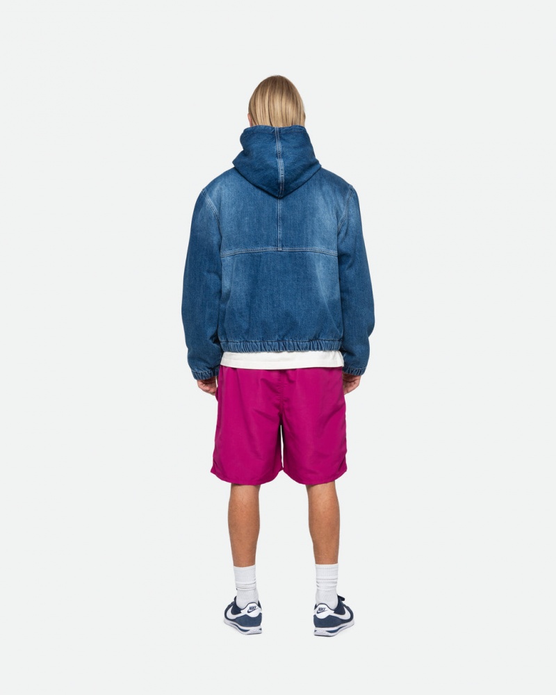 Stussy Vizi Rövid Big Basic - Unisex Shorts Trunks Rózsaszín | ZHUNQ21378