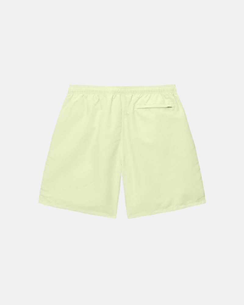 Stussy Vizi Rövid Big Basic - Unisex Shorts Trunks Világos Zöld | QHUUV82384