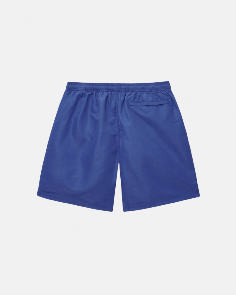 Stussy Vizi Rövid Big Basic - Unisex Shorts Trunks Királykék | PHUER95418