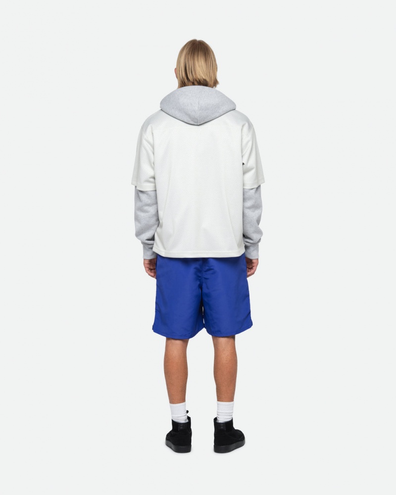 Stussy Vizi Rövid Big Basic - Unisex Shorts Trunks Királykék | PHUER95418