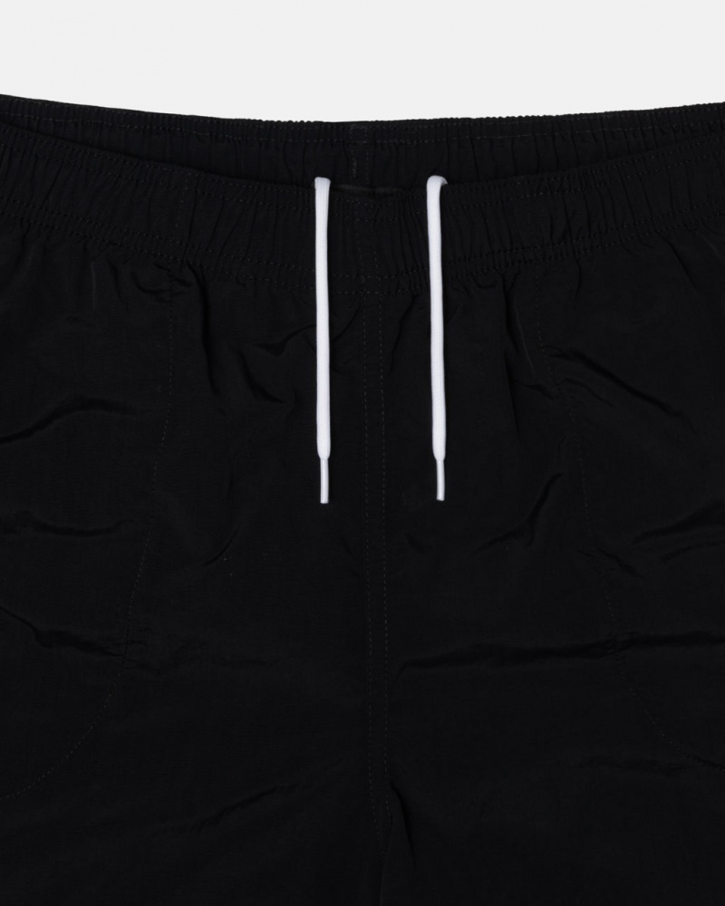 Stussy Vizi Rövid Big Basic - Unisex Shorts Trunks Fekete | HUEAH93945