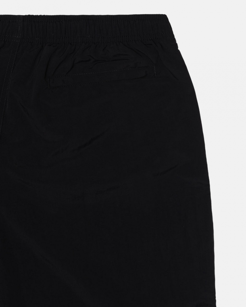 Stussy Vizi Rövid Big Basic - Unisex Shorts Trunks Fekete | HUEAH93945