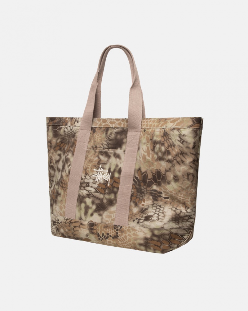 Stussy Vászon Extra Large Tote Bag - Unisex Bags Barna | ZHUNQ96136