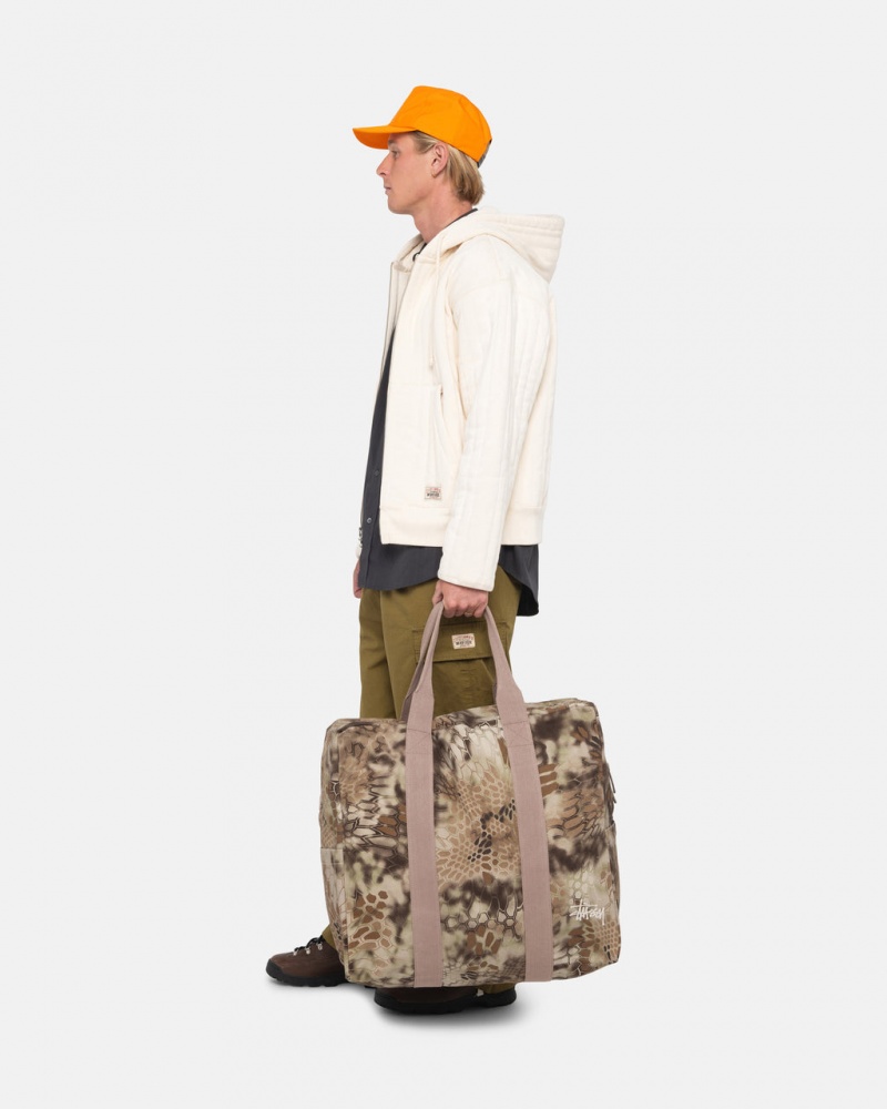 Stussy Vászon Flight Bag - Unisex Bags Barna | HUJZR34487