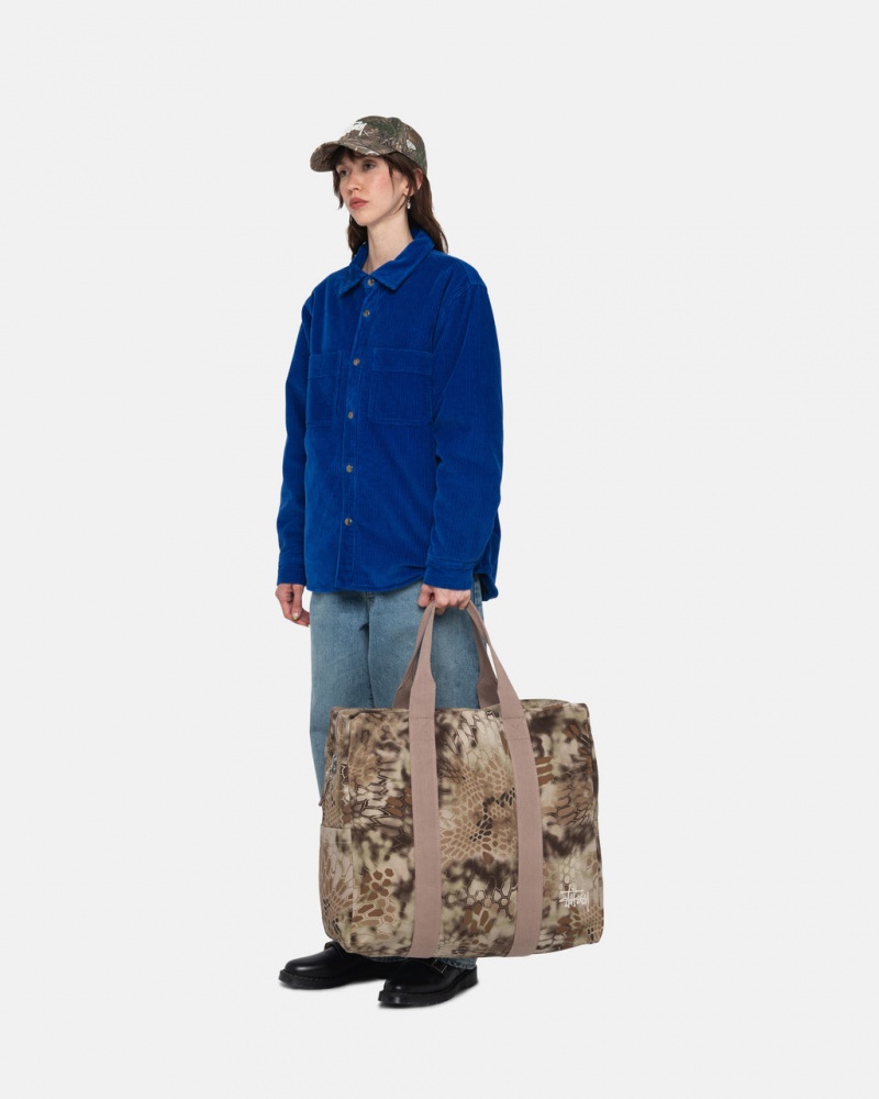 Stussy Vászon Flight Bag - Unisex Bags Barna | HUJZR34487