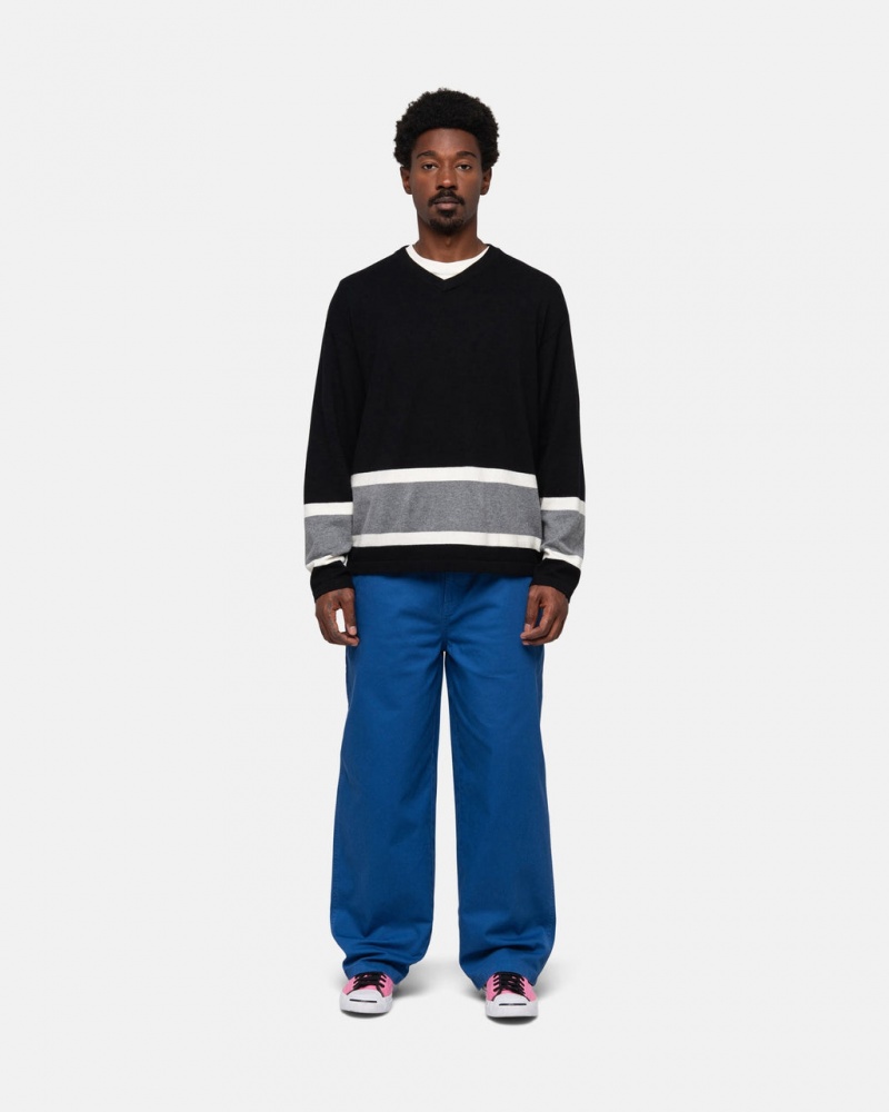 Stussy Workgear Trouser Twill - Unisex Jeans Pants Királykék | XHUBH55397