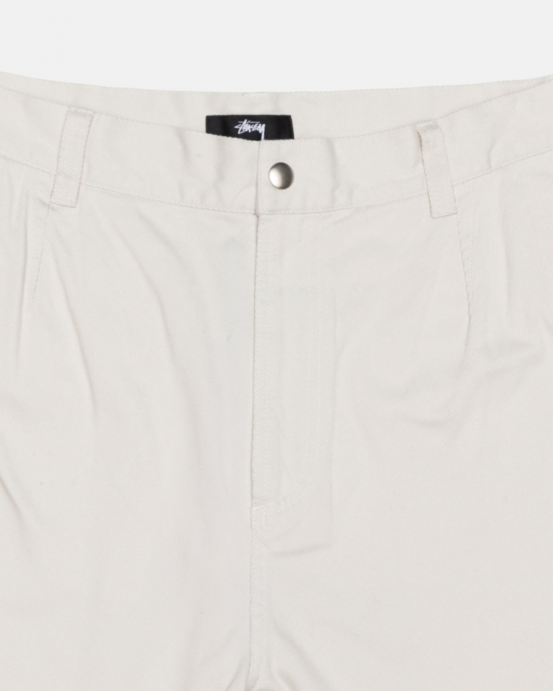 Stussy Workgear Trouser Twill - Unisex Pants Fehér | HUQAV59542