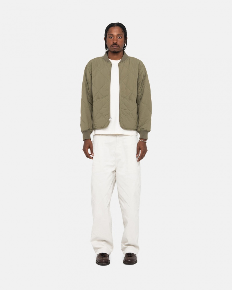 Stussy Workgear Trouser Twill - Unisex Pants Fehér | HUQAV59542