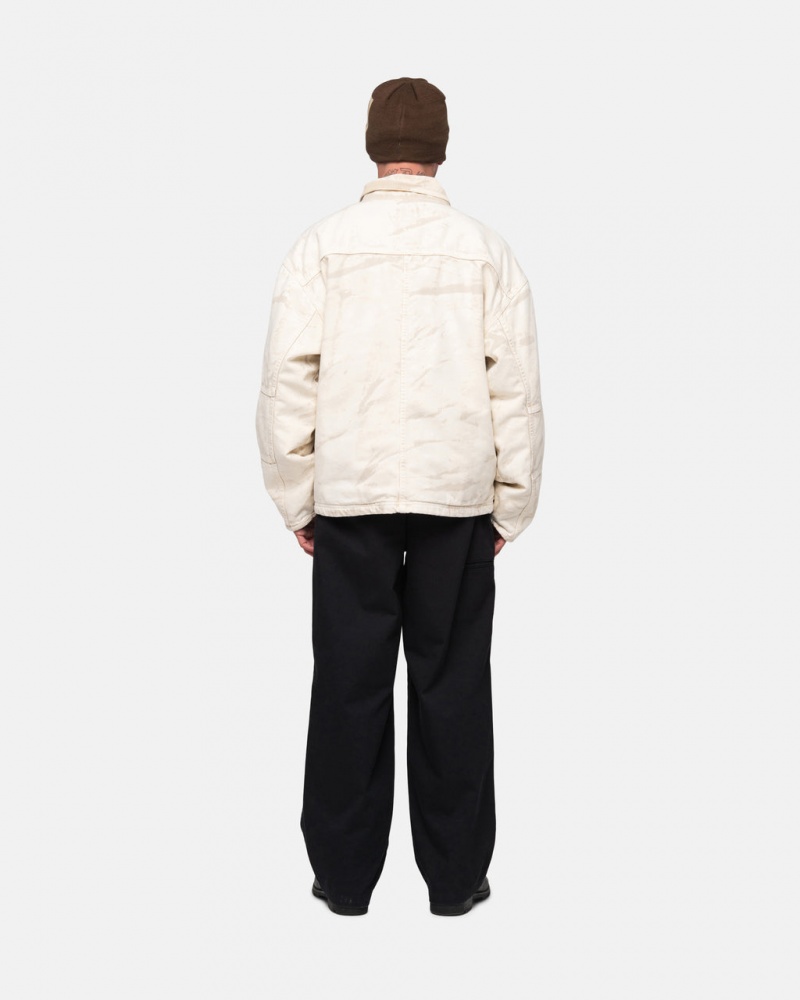 Stussy Workgear Trouser Twill - Unisex Pants Fekete | ZHUNQ57017