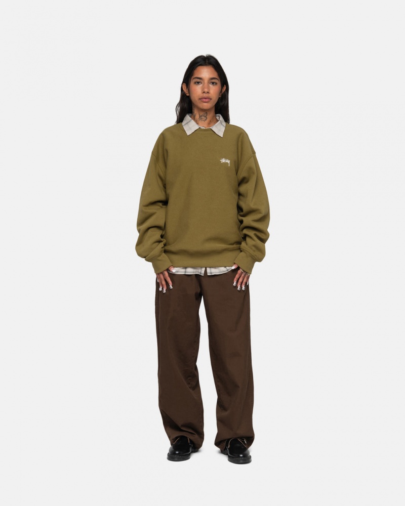 Stussy Workgear Trouser Twill - Unisex Pants Barna | HUEGJ58011