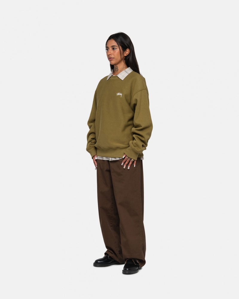 Stussy Workgear Trouser Twill - Unisex Pants Barna | HUEGJ58011